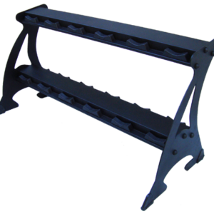 Mesa para Dumbbell para 6 pares em Chapa - Preto - Sem os Pesos